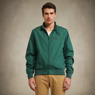 Members Only Mens Classic Iconic Racer Jacket (Slim Fit)