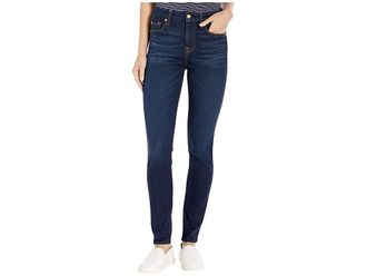 7 For All Mankind The High-Waist Ankle Skinny in Slim Illusion Tried True Womens Jeans Slim Illusion Tried & True : 23 28