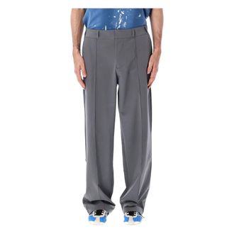 adidas 007 Track Pants - Heren - Wijde Broeken - Grijs - XL - Polyester - Broeken