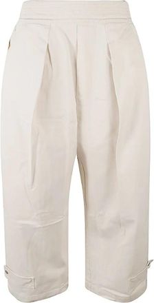 Mordecai Cropped Broeken - Dames - Vrijetijds broeken - Wit - XS - Broeken