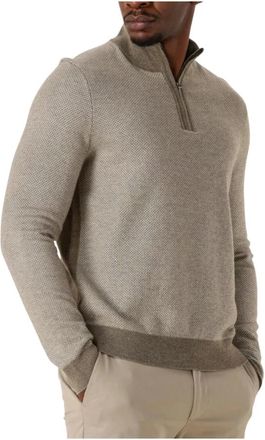 HUGO BOSS Heren, Truien, Grijs, Maat: 2XL Katoen