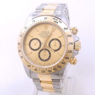 Rolex Pre-owned Rolex Cosmograph Daytona Chronograph Automatic Champagne Dial Mens Watch 16523 CSO