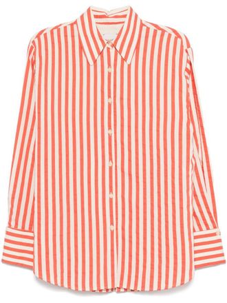 Alysi Cotton Blend Striped Shirt