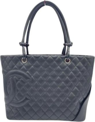 Chanel Pre-owned Tote Bags, female, Black, Size: ONE SIZE Pre-owned Vintage Tote Bag