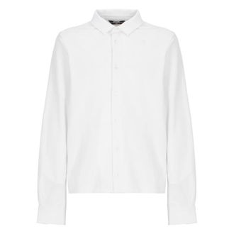 K-Way White Cotton Shirt with Collar - male - K-Way - Formal Shirts - White - 2XL - Shirts