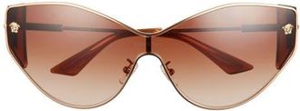Versace Cat Eye Sunglasses in Gold at Nordstrom