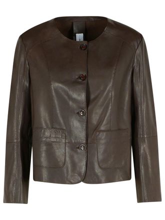 Bully Brown Leather Jacket