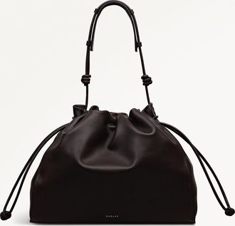 Radley London Dark Oak Large Drawstring Shoulder Bag The Roxburgh SS26 Radley London