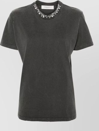 Golden Goose cotton crystal-embellished regular-fit t-shirt