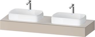 Duravit Duravit - Consola Qatego, 1600x550x170mm, Recortable Izquierda Y