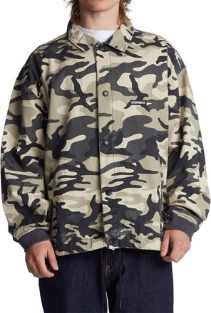 DC Trainingsjacke DC SHOES Neuro, Herren, Gr. M, grau (stone camo), Obermaterial: 100% Walkfrottier;, Jacken Trainingsjacke