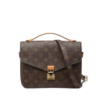 Louis Vuitton Pre-owned Pochette Metis - Dames - Pre-owned - Bruin - Maat: ONE Size Leer