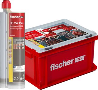 Fischer 20x Mortero De Alto Rendimiento Fis Vw Plus 360 S En Malet&iacute;n Grande Para Artesanos - 558766