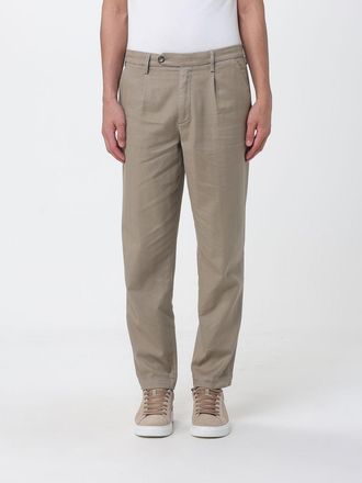 Re-hash Pantaloni slim Re-Hash in cotone e lino