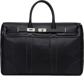 Brunello Cucinelli Borsone Weekender Country - Nero