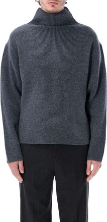 Berner K&uuml;hl High-Neck Ribbed Wool Sweater