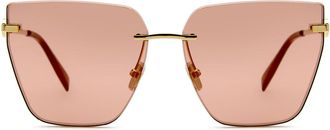 Bulgari BV40012U 28Z Womens Sunglasses Pink Size 61