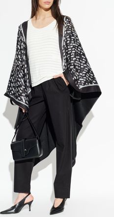 Emporio Armani Top With A Round Neckline, Womens, Cream