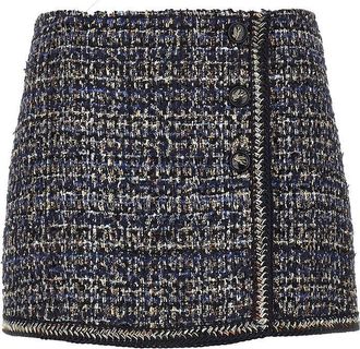 Etro Wool-blend tweed mini skirt Woman 42