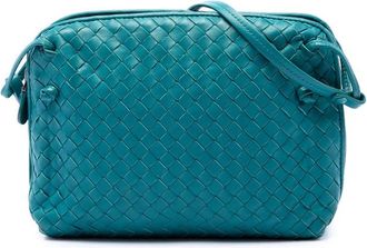 Bottega Veneta Pre-owned Bottega Veneta Mini Nappa Intrecciato Nodini Double Zip Crossbody Ladies KARS7URUWWO9QCMD