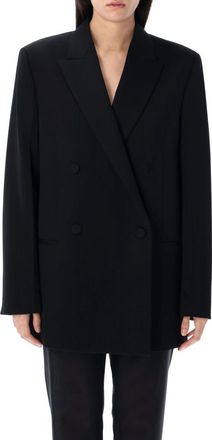 Jil Sander Black Wool Double-breasted Blazer