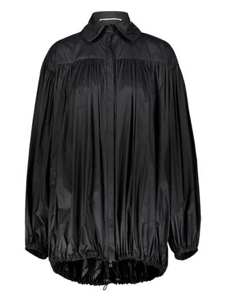 Rochas zip elasticated jacket - women - Polyamide - 40 - Black