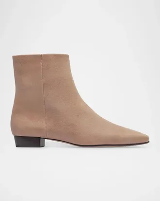 Bernardo Rema Leather Ankle Booties