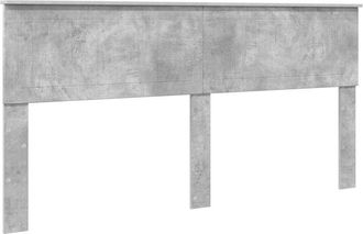 vidaXL Cabecero Gris Concreto 180 Cm Madera Contrachapada Vidaxl