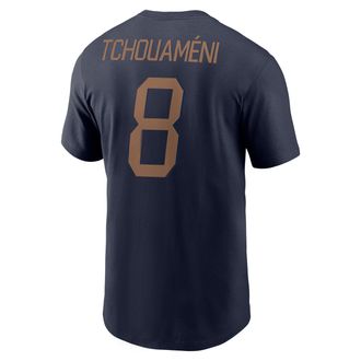 Nike Aur&eacute;lien Tchouam&eacute;ni FFF Nike Mens Soccer T-Shirt in Blue | M11332P375FNAT-NVY