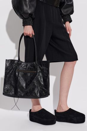 Balenciaga Le City Tote Medium Bag, Womens, Black