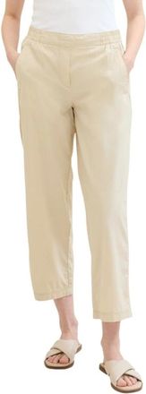 Tom Tailor Dames, Broeken, Beige, Maat: M