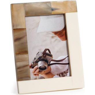 Zodax Inlay 5.75 x 7.75 Photo Frame in Ivory/Beige at Nordstrom Rack