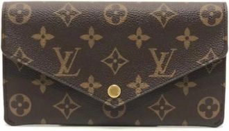 Louis Vuitton Pre-owned Canvas Portemonnee - Dames - Vintage Accessoires - Bruin - ONE Size - Vintage