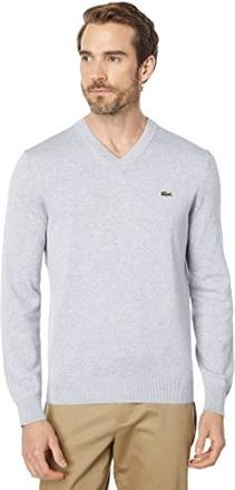 Lacoste Gray factory Long Sleeve V-Neck Sweater NWOT Size XL