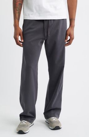 Carhartt Work in Progress Floyde Twill Drawstring Pants in Graphite (Garment Dyed) at Nordstrom, Size Large