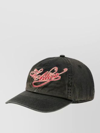 The Attico logo baseball cap curved brim button