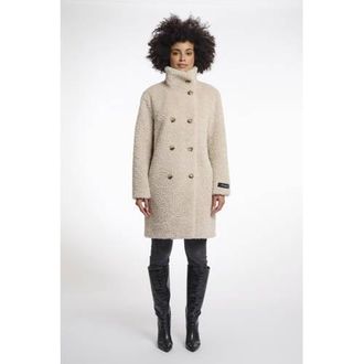Rino&Pelle faux fur jas ecru