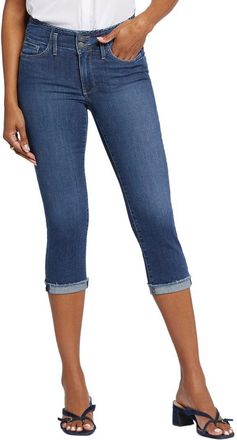 NYDJ Petite Chloe Crockett Capri Jean