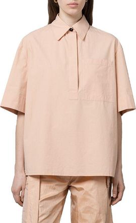 Jil Sander Womens Multicolor Cotton Pattern Shirt