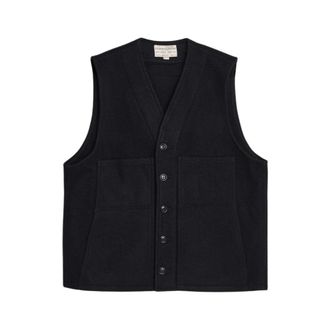 Filson Gilet in lana Mackinaw - - Knitwear - Uomo - Blu - M