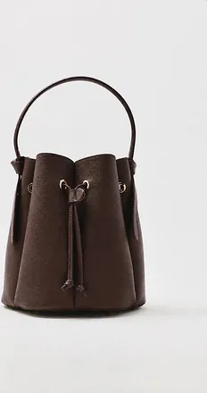 Melie Bianco Laguna Cinched Vegan Leather Bucket Bag