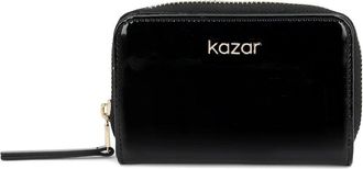 Kazar Klassieke Kleine Portemonnee - Dames - Portefeuilles - Zwart - ONE Size - Leer - Accessoires
