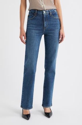 Frame Denim The Ruler High Waist Straight Leg Jeans in Archie at Nordstrom Rack, Size 25