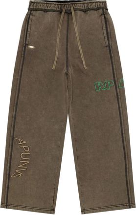 Aape By A Bathing Ape Pantaloni sportivi con ricamo - Marrone
