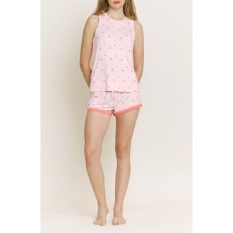Honeydew Intimates Intimates All American Shortie Pajamas in Floral Strawberries at Nordstrom, Size X-Small