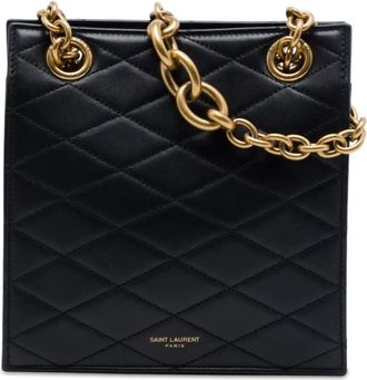 Saint Laurent Pre-owned Saint Laurent Quilted Calfskin Le Maillon Square Chain Crossbody Ladies R5P9D5CU2IY7M69U