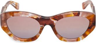 Chloé Occhiali da sole cat-eye - Marrone