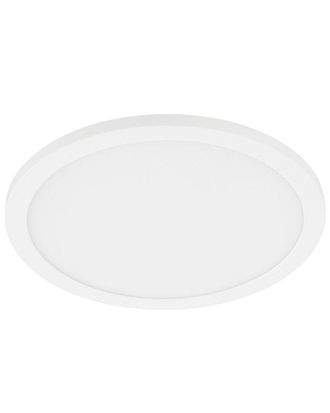 Eglo Eglo Trago 1 Light Led-Cct 12 Ceiling Light With White Finish & White Diffuser
