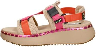 Steve Madden Decorum Sandal - Dames - Sleehakken - Roze - 40 EU - Leer - Schoenen
