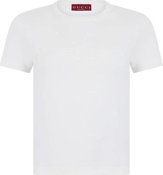 Gucci T-Shirts, female, White, Size: XS T-shirt 70s